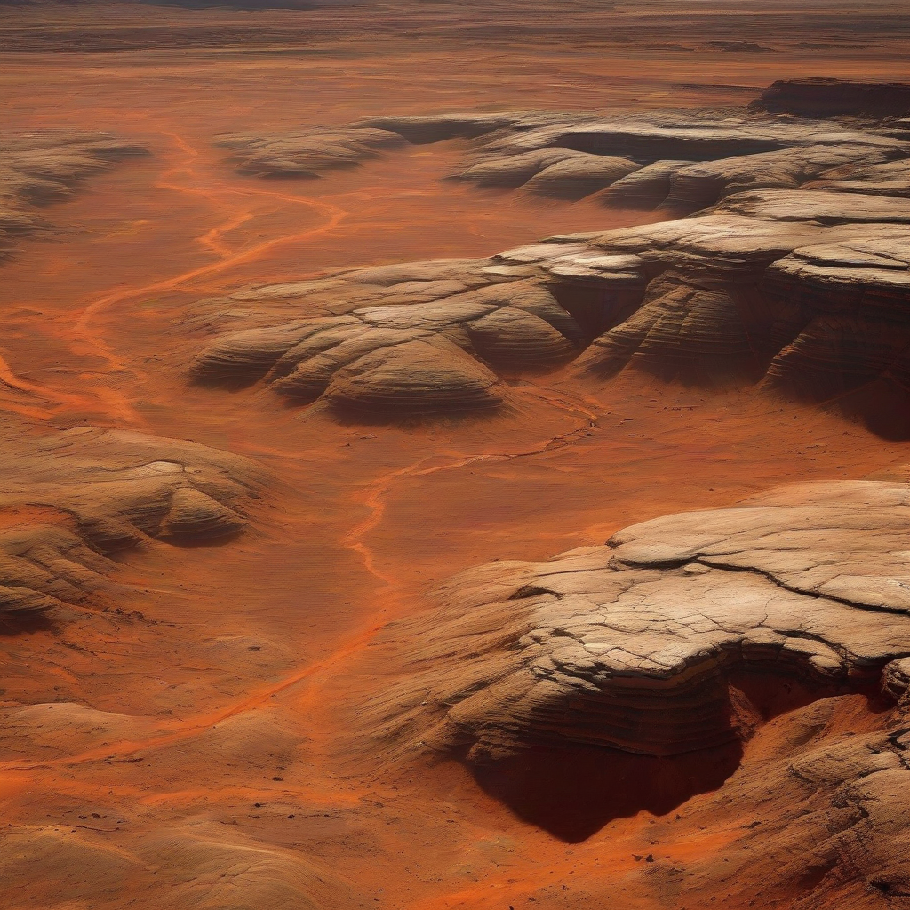 Illustration of Signs of Life? Exploring Martian Soil and Ancient Water with NASA Missions